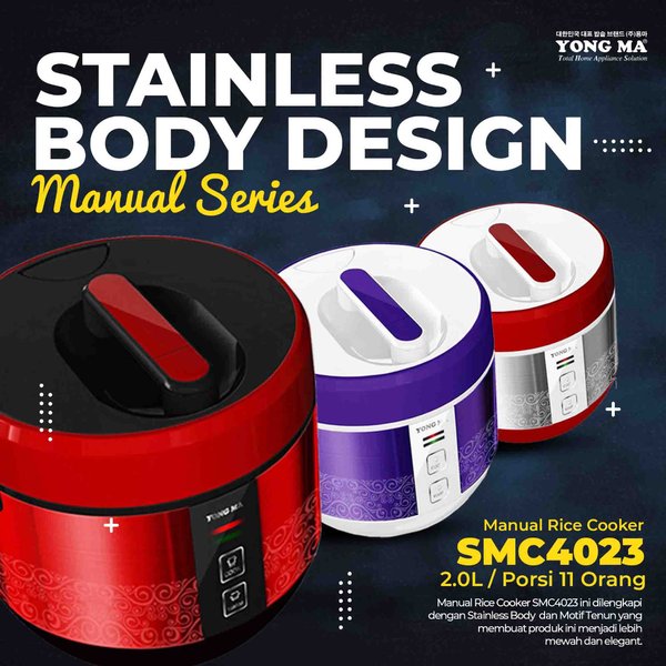 Yong Ma MagicCom Rice Cooker 2L YMC402 / SMC4023 - Merah